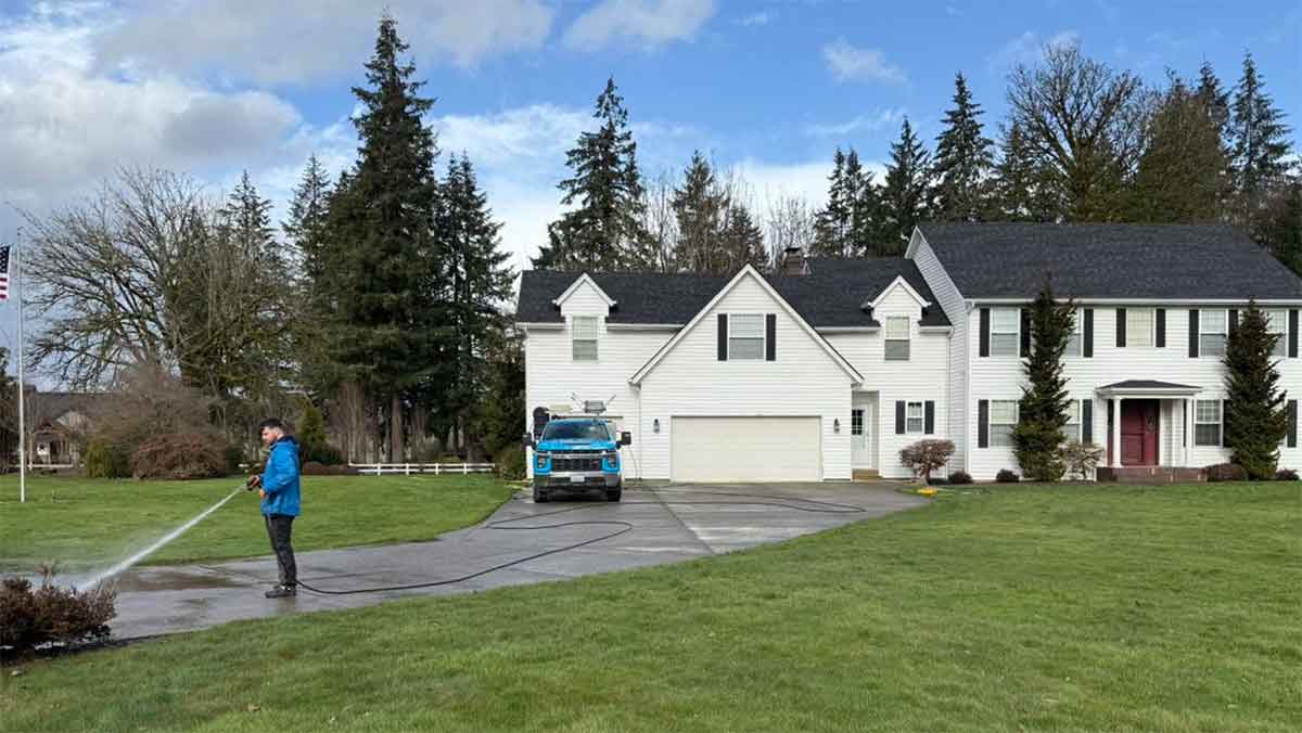 How a Preventative Treatment Keeps Concrete Cleaner Longer
